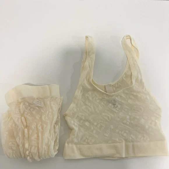 Skims x Fendi bralette and tights set
